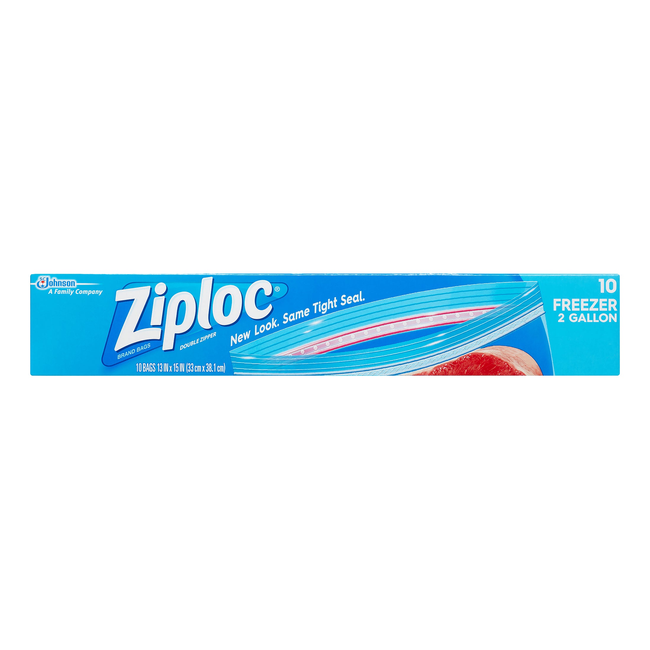 Ziploc 01132 Freezer Bag, 2 gal Capacity