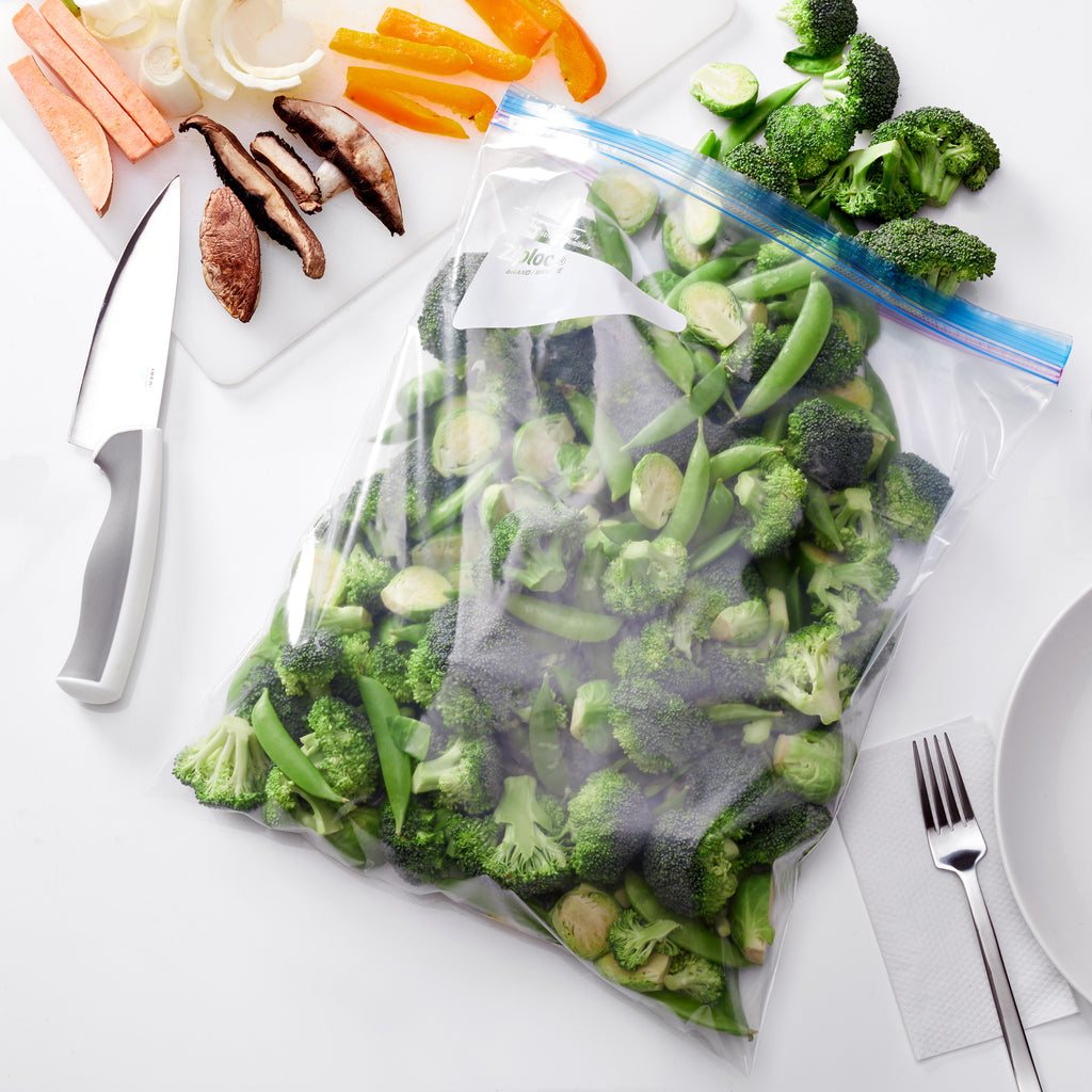 (2 pack) Pinch & Seal Freezer Bags, 2 Gallon, 10 Count